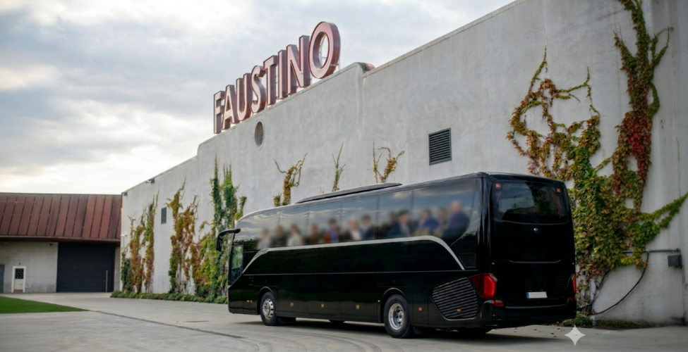 autobus gratuito a Bodegas Faustino